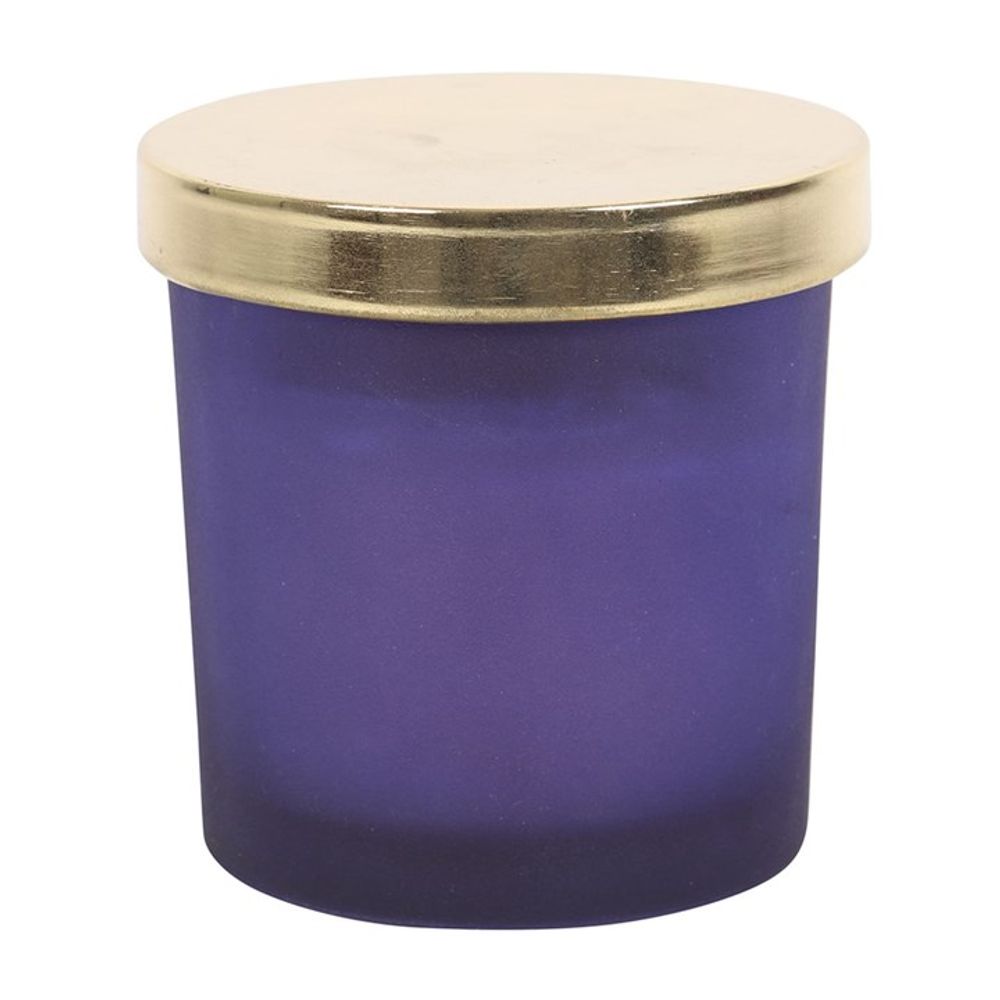 Third Eye Chakra Lavender Crystal Chip Candle: 4 - Candles By Gift Moments
