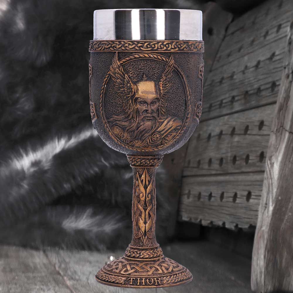 Thor Norse God of Thunder Goblet: 1 - Goblets & Chalices By Gift Moments