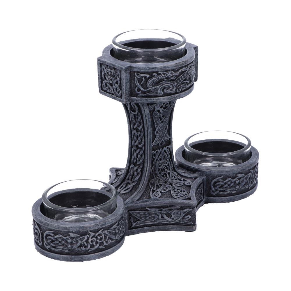 Thor’s Hammer Tea Light Holder 18.5cm: 5 - Candles & Holders By Gift Moments