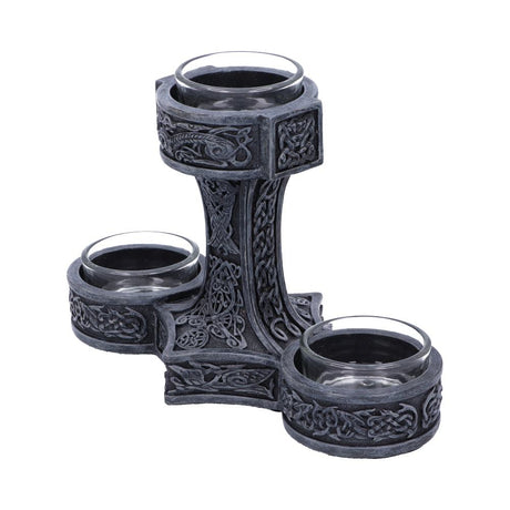 Thor’s Hammer Tea Light Holder 18.5cm: 3 - Candles & Holders By Gift Moments