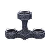Thor’s Hammer Tea Light Holder 18.5cm: 4 - Candles & Holders By Gift Moments