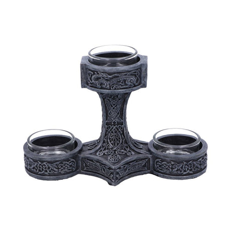 Thor’s Hammer Tea Light Holder 18.5cm: 4 - Candles & Holders By Gift Moments