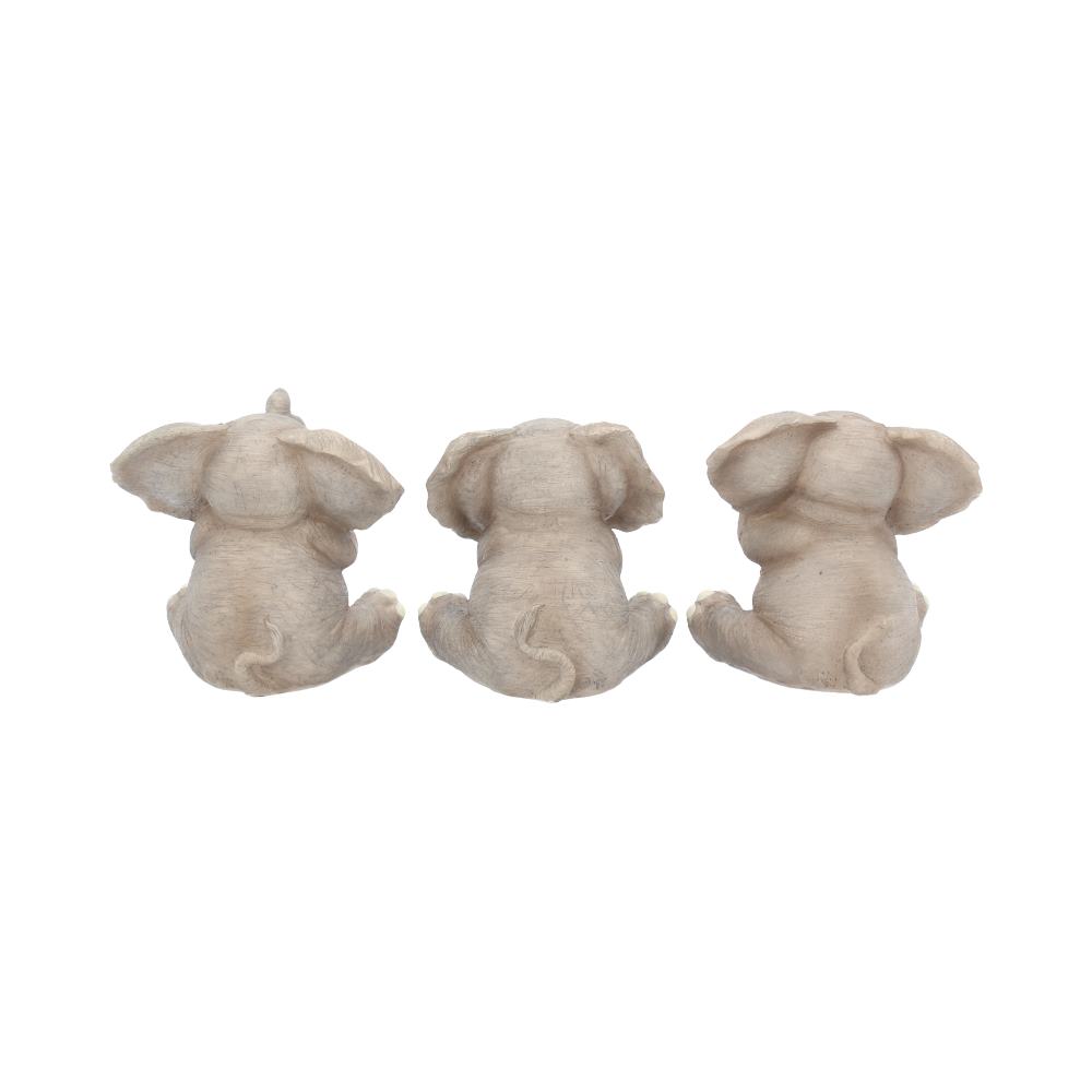 Three Baby Elephants Figurine Elephant Ornaments: 5 - Figures & Collectables By NN Designs