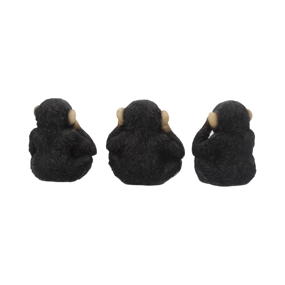 Three Wise Chimps 8cm: 5 - Figurines Small (Under 15cm) By NN Designs