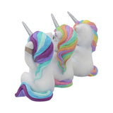 Three Wise Cutiecorns Ornament Cute Unicorn Figurine Set: 4 - Figurines Small (Under 15cm) By NN Designs