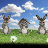 Three Wise Donkeys Figurines 11cm: 1 - Figures & Collectables By NN Designs
