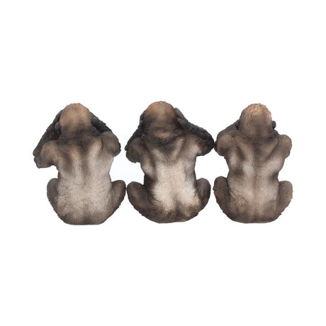 Three Wise Gorillas Figurine Gorilla Ornaments: 5 - Figures & Collectables By Gift Moments