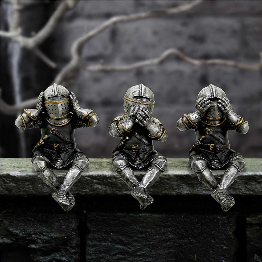 Three Wise Knights Shelf Sitters 11cm: 1 - Figures & Collectables By Gift Moments