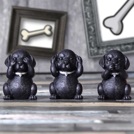 Three Wise Labradors 8.5cm: 1 - Figures & Collectables By NN Designs