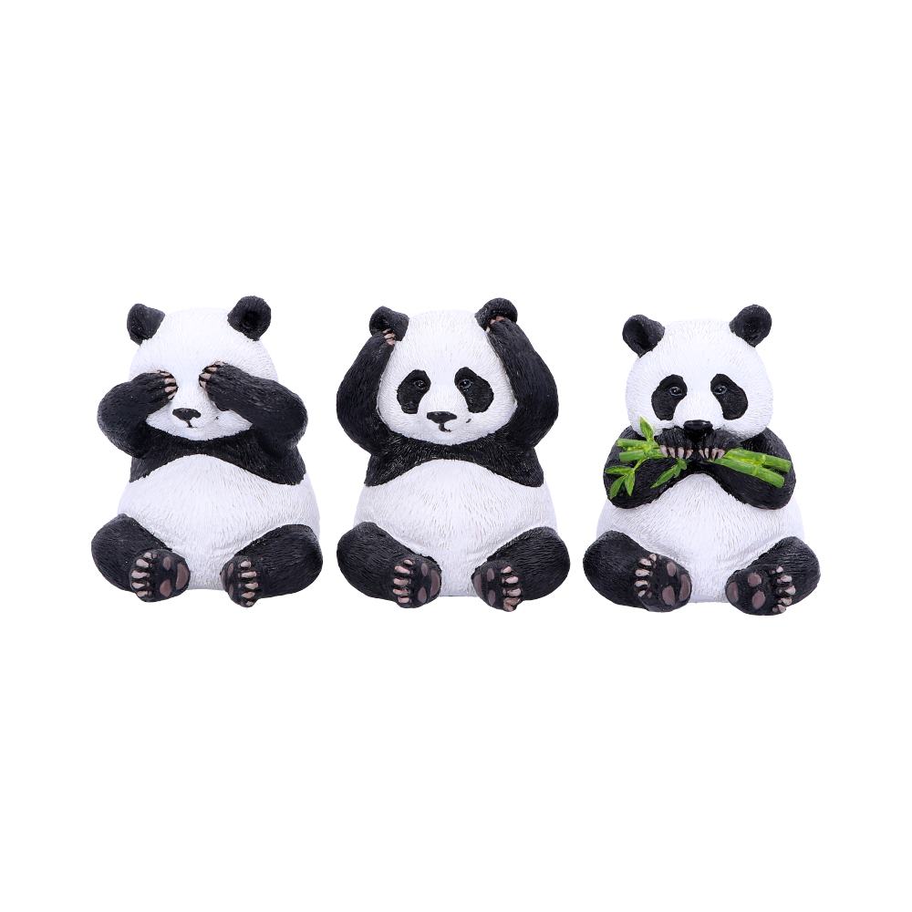 Three Wise Pandas Bear Ornaments: 2 - Figures & Collectables By NN Designs