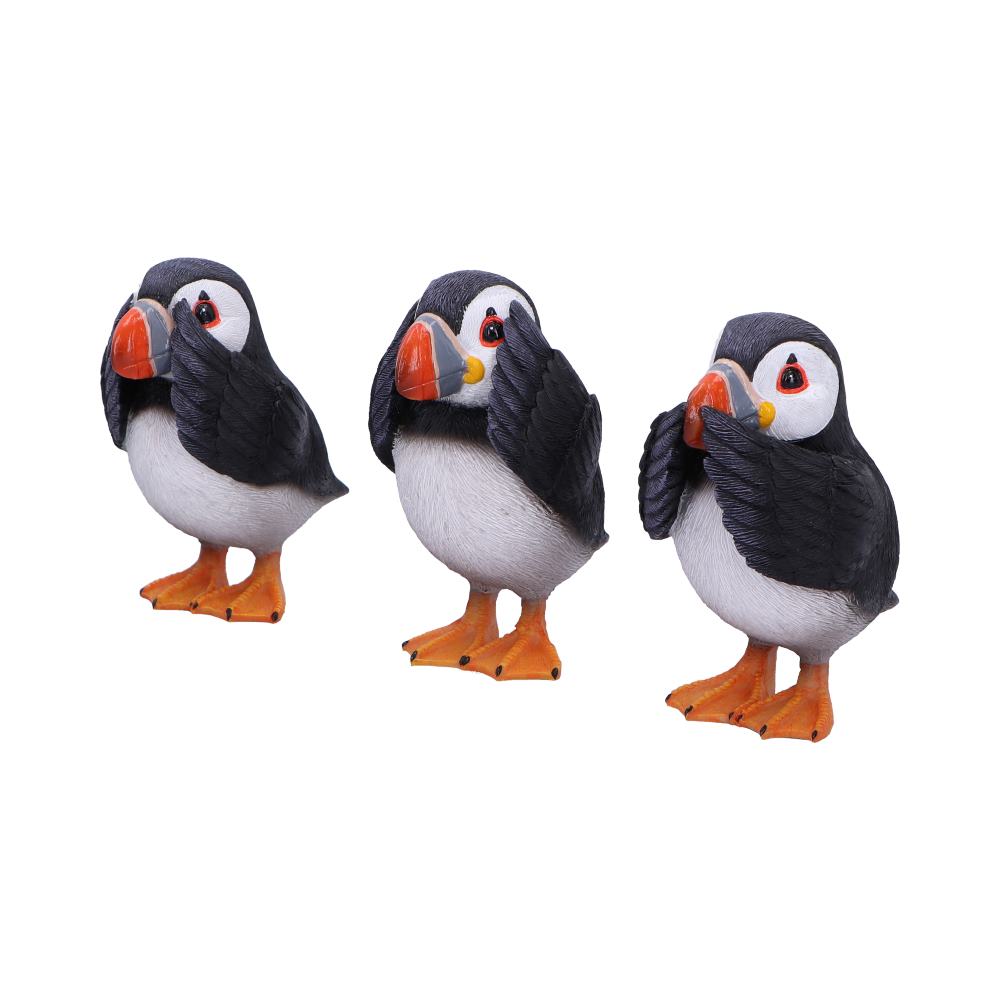 Three Wise Puffin Figurines: 3 - Figures & Collectables By NN Designs