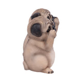Three Wise Pugs Dog Ornaments: 5 - Figures & Collectables By NN Designs
