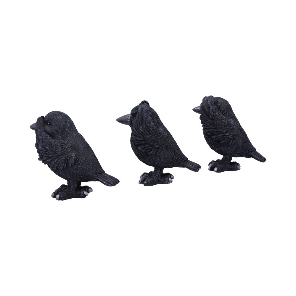 Three Wise Ravens Figurines 8.7cm - Shop Figures & Collectables At Gift Moments - 3