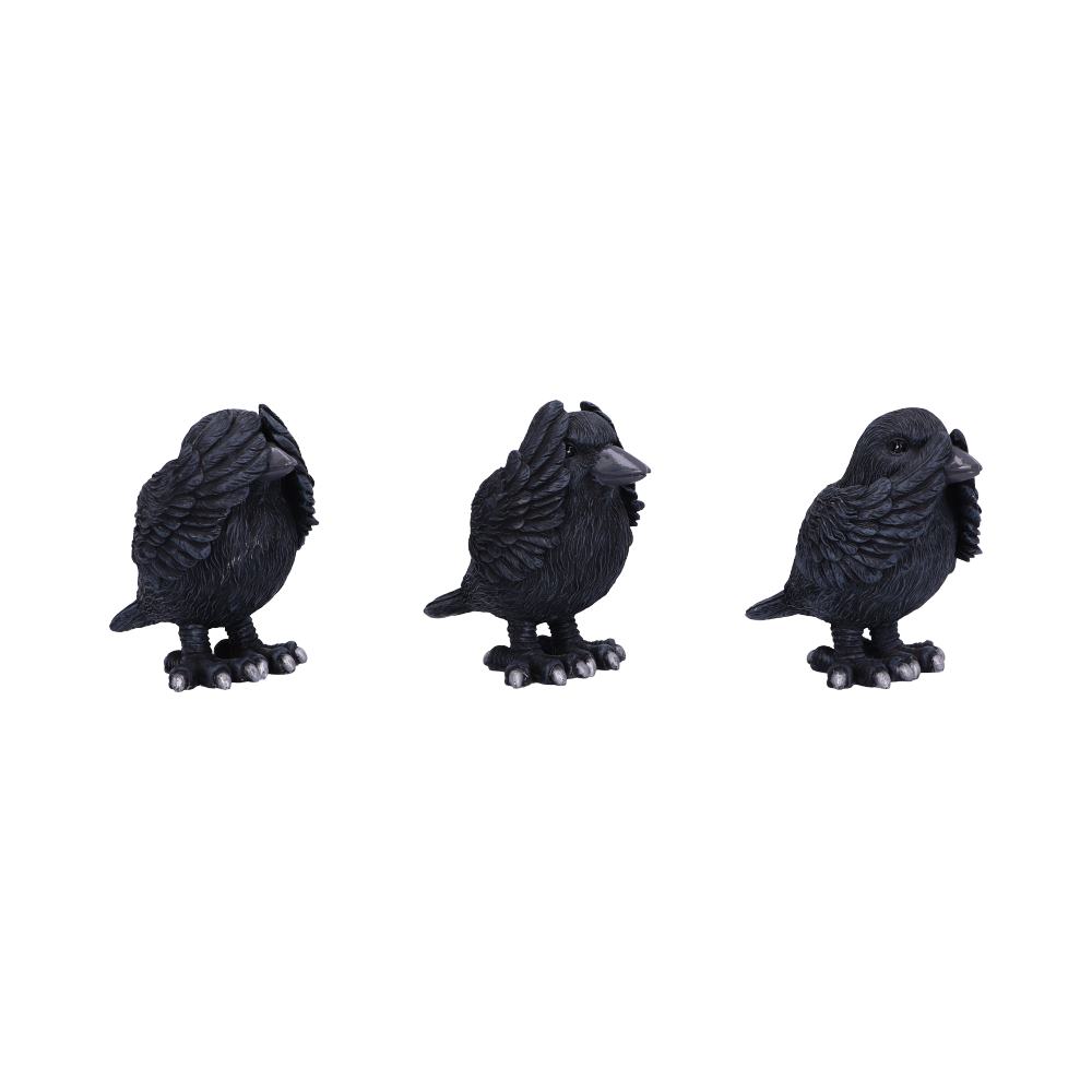 Three Wise Ravens Figurines 8.7cm - Shop Figures & Collectables At Gift Moments - 5