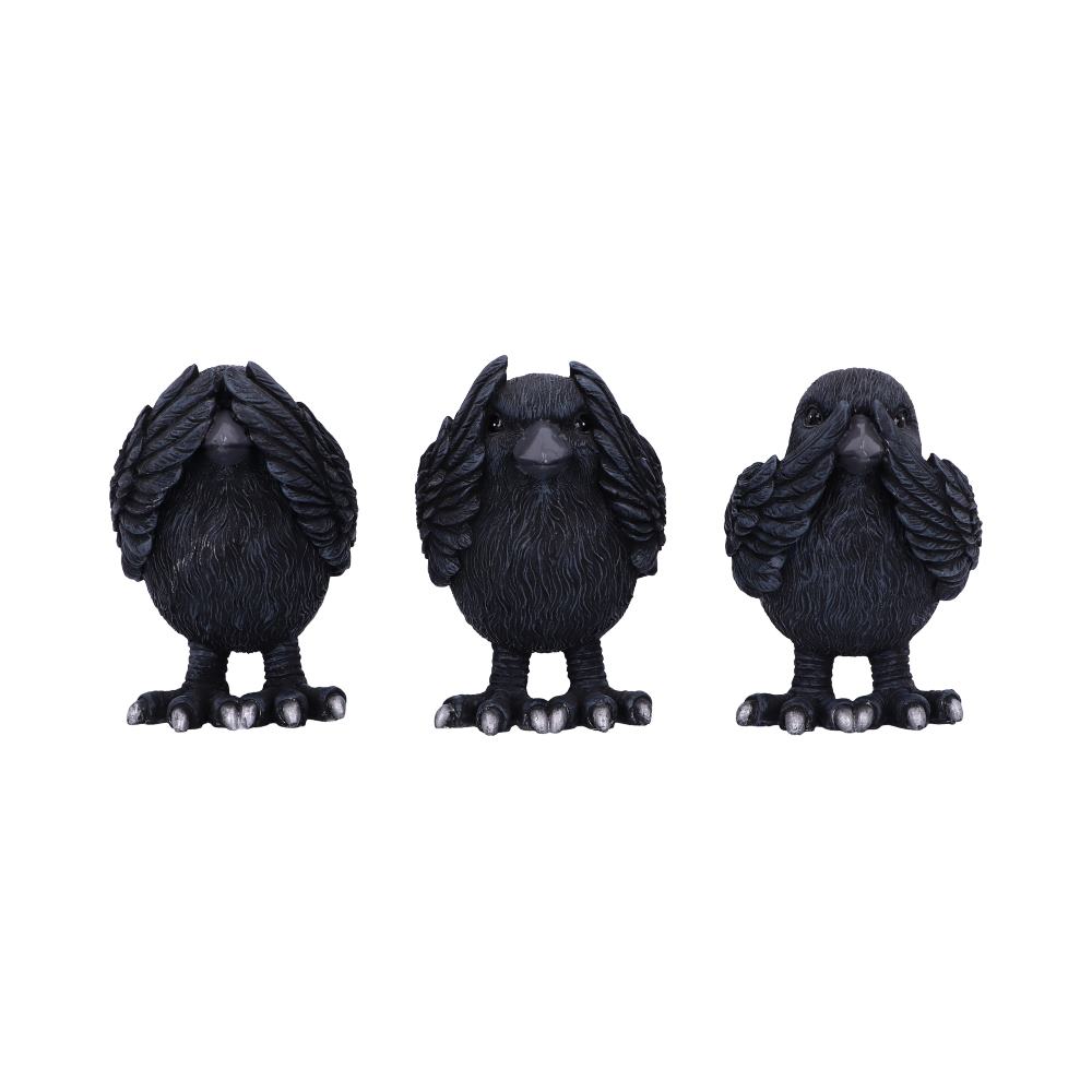 Three Wise Ravens Figurines 8.7cm - Shop Figures & Collectables At Gift Moments - 2