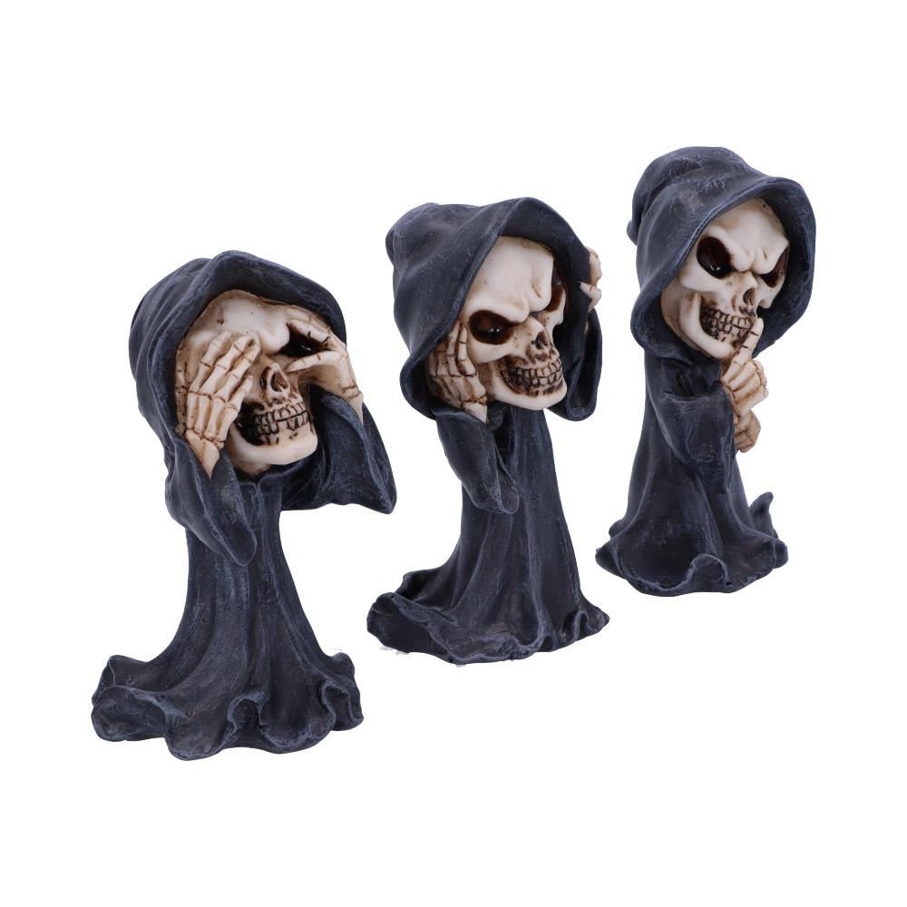 Three Wise Reapers 11cm See No Hear No Speak No Evil Cartoon Grim Reapers: 5 - Figures & Collectables By Gift Moments