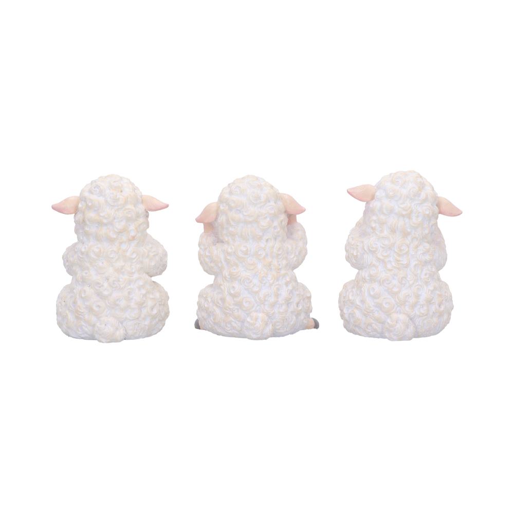 Three Wise Sheep Figurines: 4 - Figurines Small (Under 15cm) By NN Designs