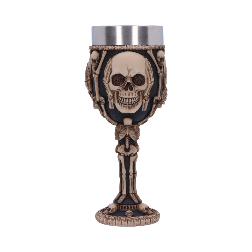 Three Wise Skeletons Goblet 20cm: 3 - Goblets & Chalices By Gift Moments