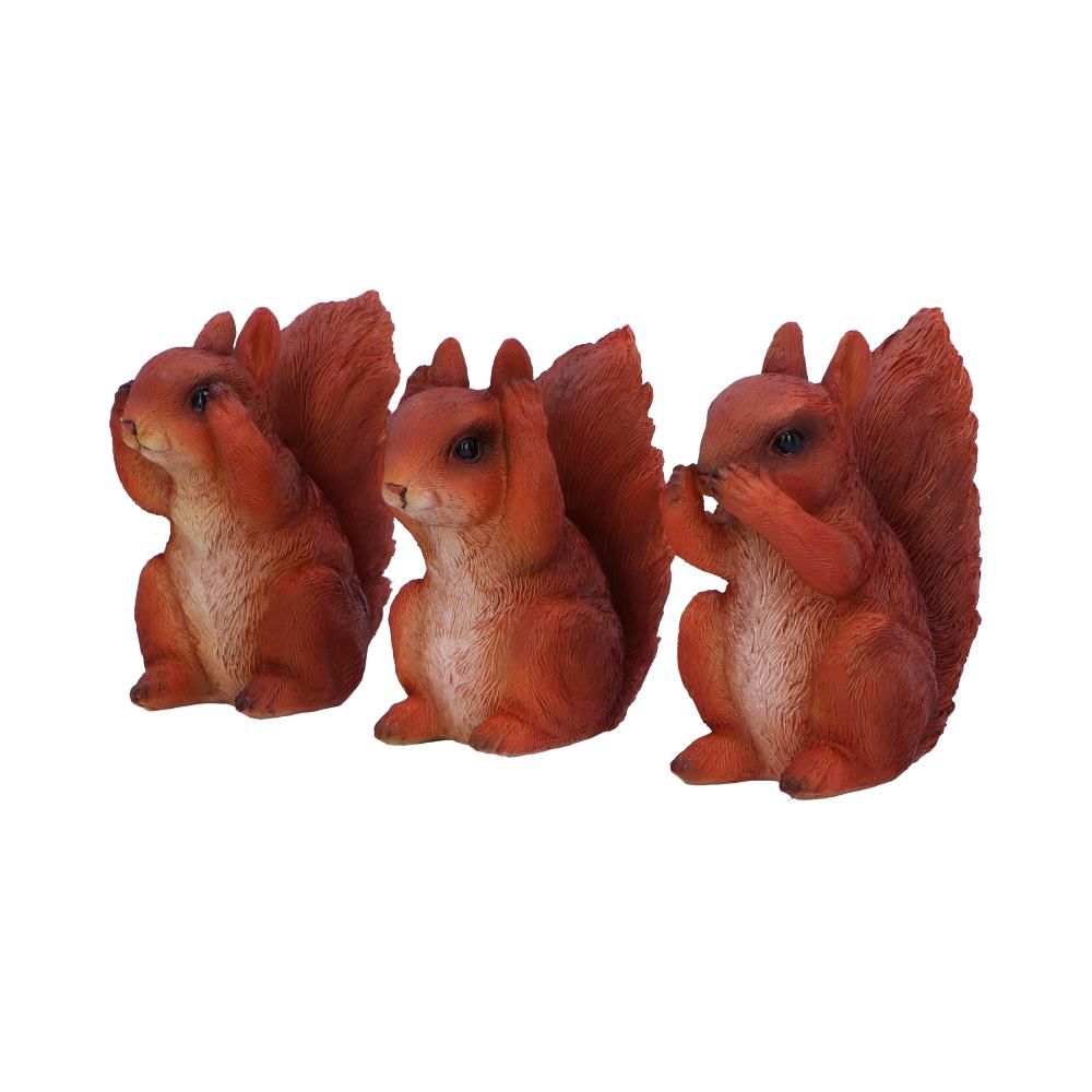 Three Wise Squirrel Figurines 9cm: 3 - Figures & Collectables By Gift Moments