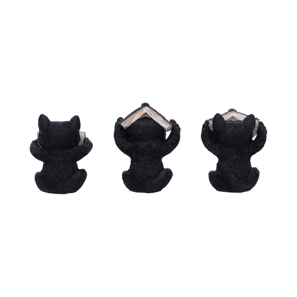 Three Wise Witchy Black Spell Cats 8.5cm: 4 - Figures & Collectables By Gift Moments