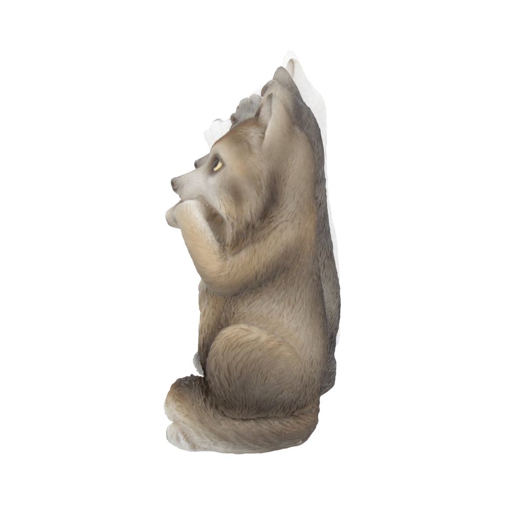 Three Wise Wolves Figurines 10cm - Shop Figurines Small (Under 15cm) At Gift Moments - 3