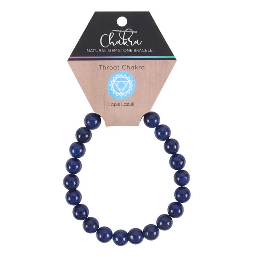 Throat Chakra Lapis Lazuli Gemstone Bracelet: 2 - Bracelets By Gift Moments