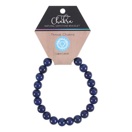 Throat Chakra Lapis Lazuli Gemstone Bracelet: 2 - Bracelets By Gift Moments