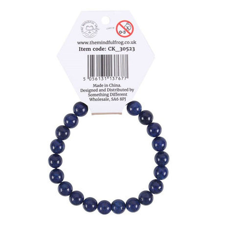 Throat Chakra Lapis Lazuli Gemstone Bracelet: 3 - Bracelets By Gift Moments
