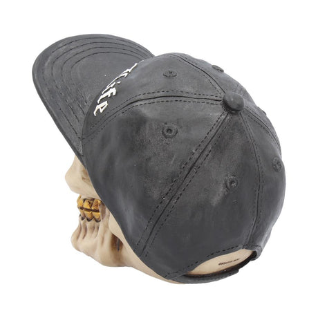 Thug Life Skull with Gold Teeth and Baseball Cap Figurine 15.8cm: 5 - Figures & Collectables By Gift Moments