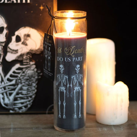 Til Death Do Us Part Amber Noir Tube Candle: 1 - Candles By Gift Moments