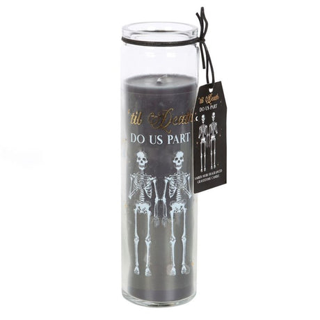 Til Death Do Us Part Amber Noir Tube Candle: 2 - Candles By Gift Moments