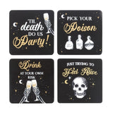 Til Death Do Us Party Coaster Set: 1 - Coasters By Gift Moments