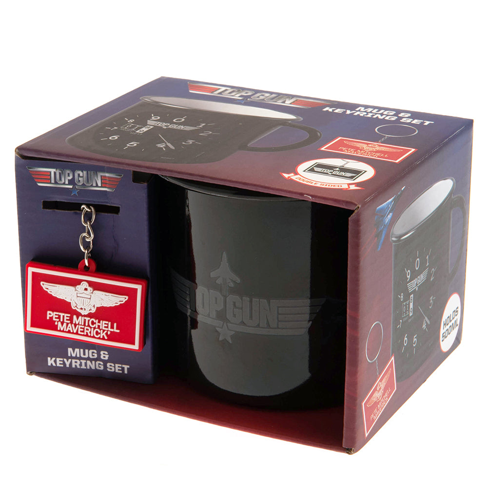 Top Gun Enamel Mug & Keyring Set: 4 Gift Sets By Top Gun