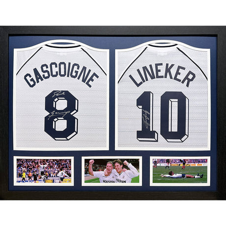 Tottenham Hotspur Lineker & Gascoigne Signed Shirts: 1 - Signed Memorabilia By Tottenham Hotspur