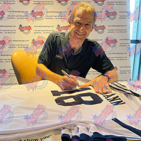 Framed Jurgen Klinsmann Signed Tottenham Shirt: 2 - Signed Memorabilia By Tottenham Hotspur