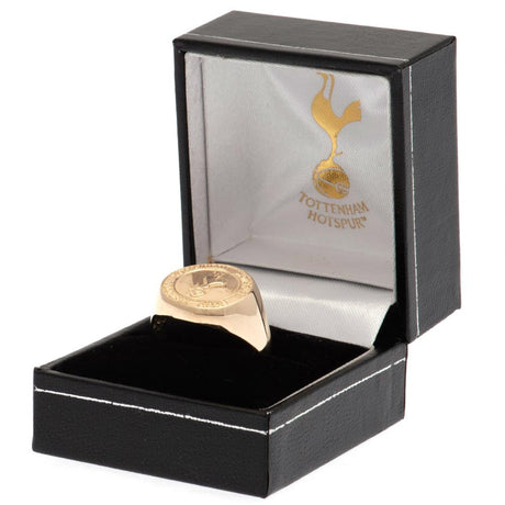Tottenham Hotspur FC 9ct Gold Crest Ring Large: 4 - Jewellery By Tottenham Hotspur