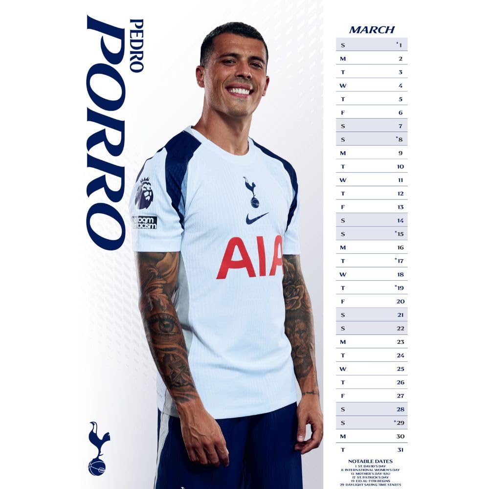 Tottenham Hotspur FC A3 Calendar 2026: 2 - Calendars By Tottenham Hotspur