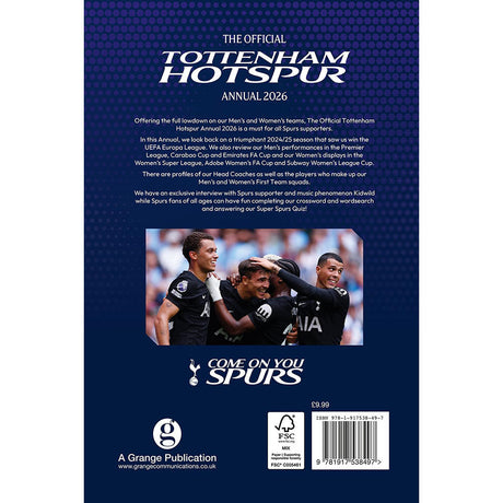 Tottenham Hotspur FC Annual 2026: 4 - Books By Tottenham Hotspur