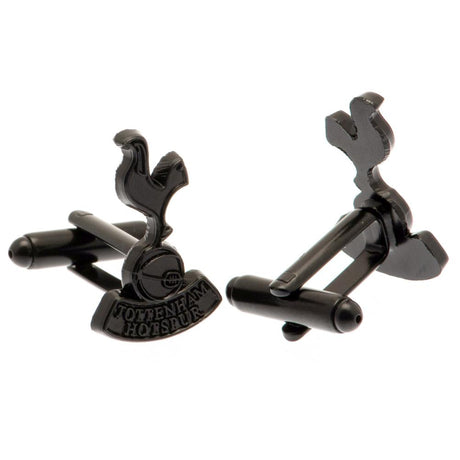 Tottenham Hotspur FC Black IP Cufflinks: 2 - Cufflinks & Tie Slides By Tottenham Hotspur