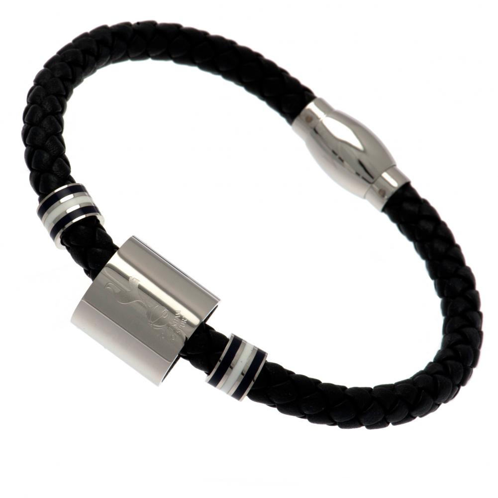 Tottenham Hotspur FC Colour Ring Leather Bracelet: 1 - Jewellery By Tottenham Hotspur