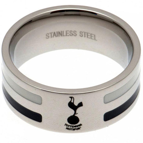 Tottenham Hotspur FC Colour Stripe Ring Large: 1 - Jewellery By Tottenham Hotspur