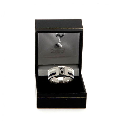 Tottenham Hotspur FC Colour Stripe Ring Large: 3 - Jewellery By Tottenham Hotspur