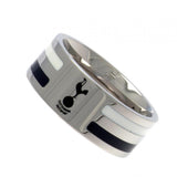 Tottenham Hotspur FC Colour Stripe Ring Medium: 2 - Jewellery By Tottenham Hotspur