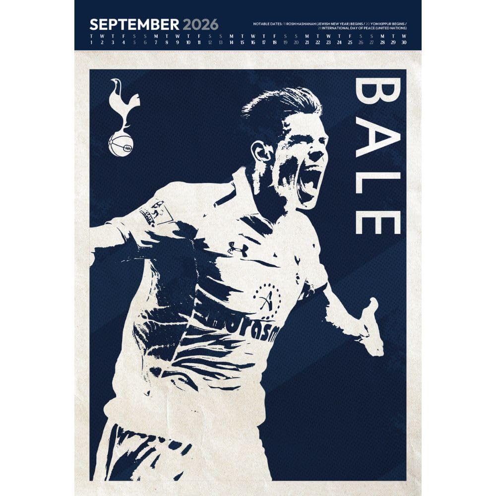 Tottenham Hotspur FC Deluxe Calendar 2026: 4 - Calendars By Tottenham Hotspur