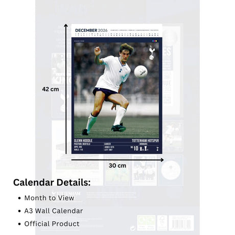 Tottenham Hotspur FC Deluxe Calendar 2026: 7 - Calendars By Tottenham Hotspur