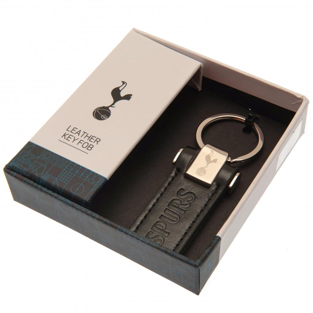 Tottenham Hotspur FC Leather Key Fob: 1 - Keyrings By Tottenham Hotspur
