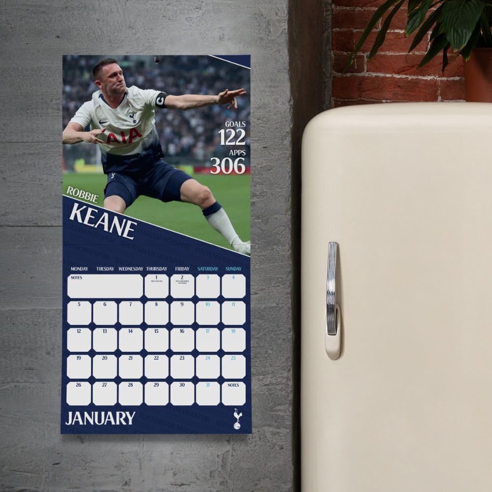 Tottenham Hotspur FC Legends Square Calendar 2026: 5 - Calendars By Tottenham Hotspur