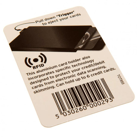 Tottenham Hotspur FC rfid Aluminium Card Case: 4 - Wallets By Tottenham Hotspur