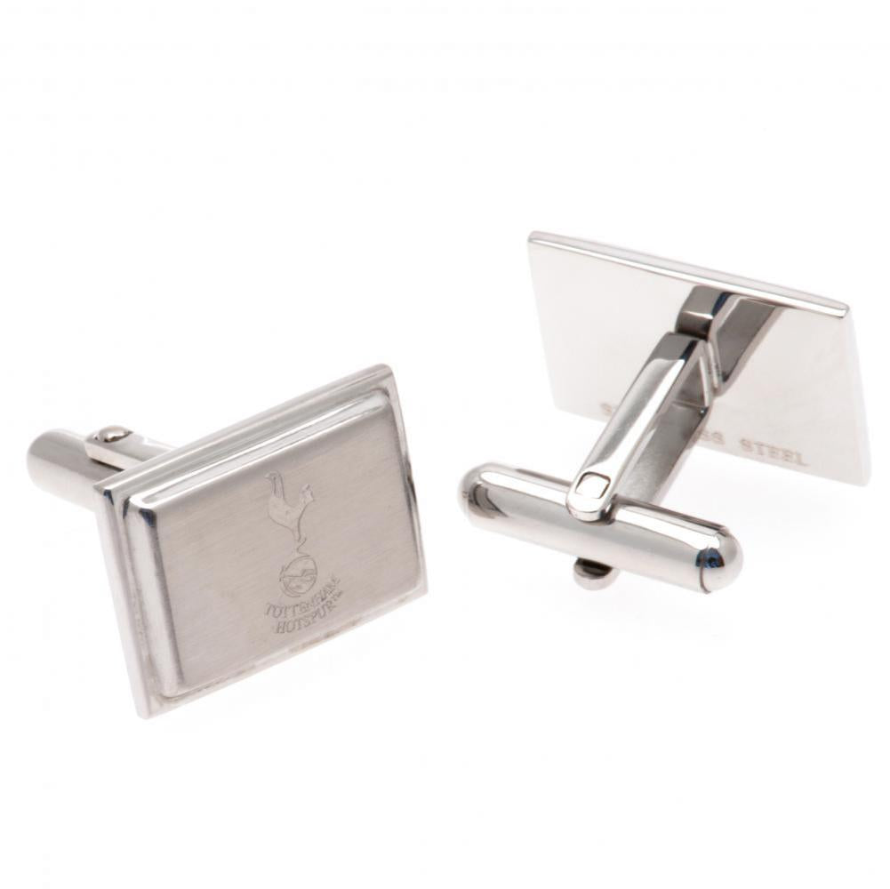 Tottenham Hotspur FC Stainless Steel Cufflinks: 2 - Cufflinks & Tie Slides By Tottenham Hotspur
