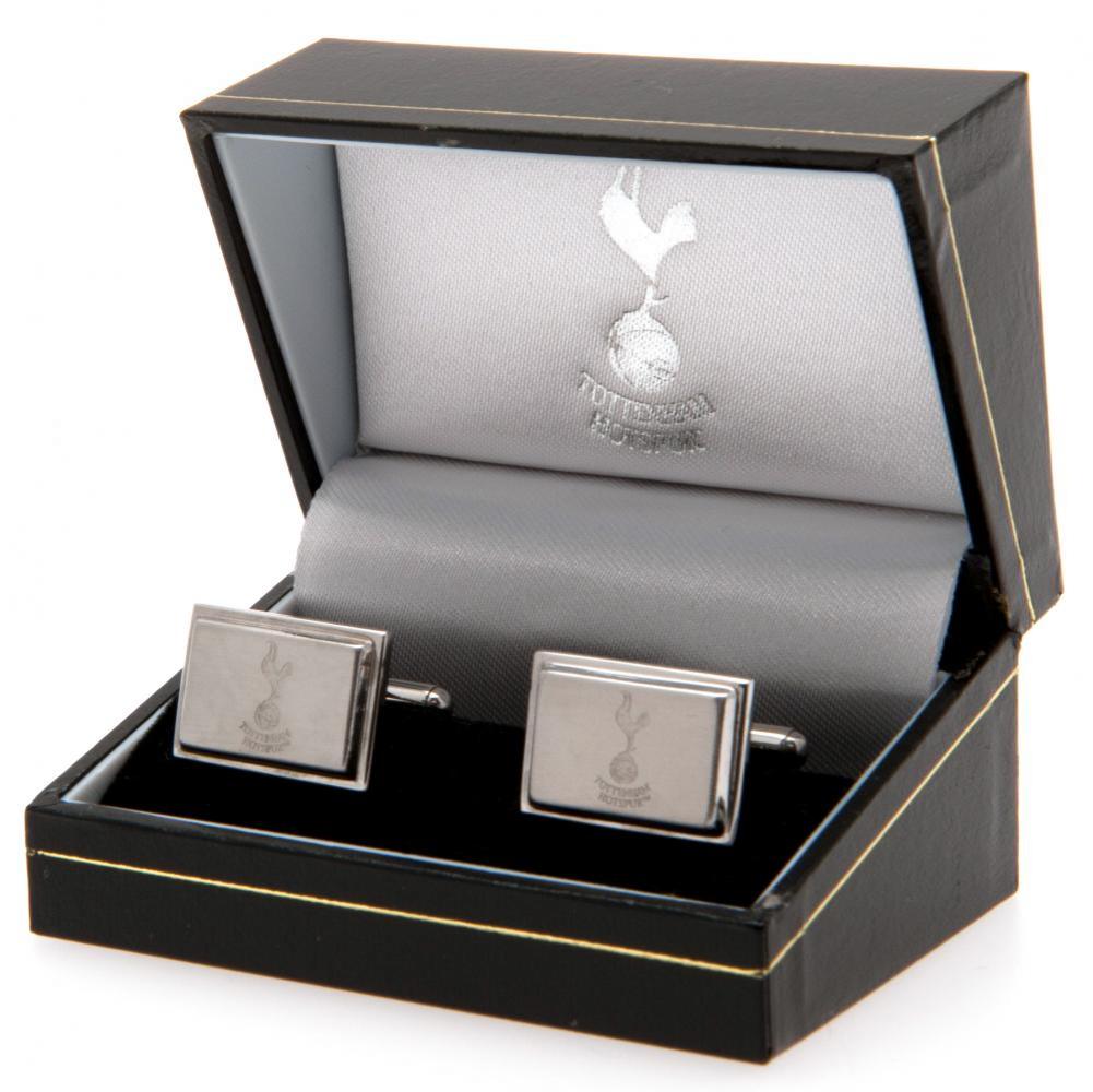 Tottenham Hotspur FC Stainless Steel Cufflinks: 1 - Cufflinks & Tie Slides By Tottenham Hotspur